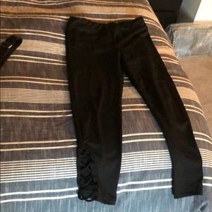 Strappy work out leggings